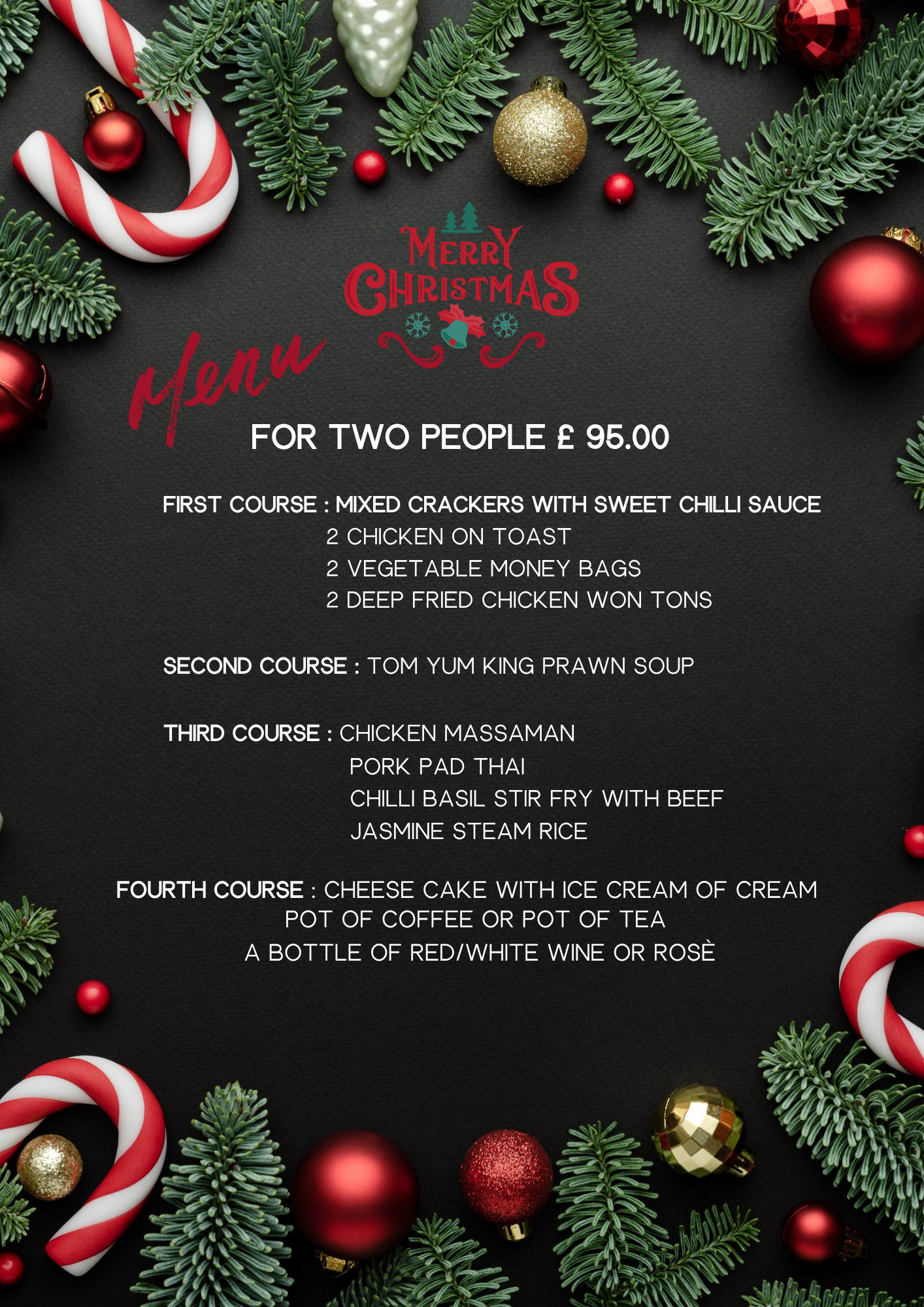 Christmas Menu